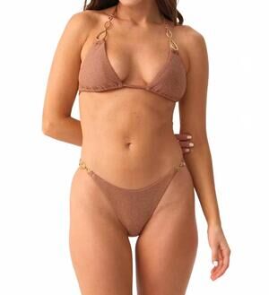 NEW PQ SWIM mara bikini bottom in mocha